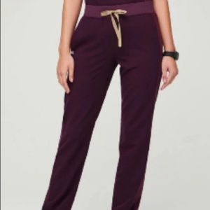 Figs Deep purple Remix Livingston pants